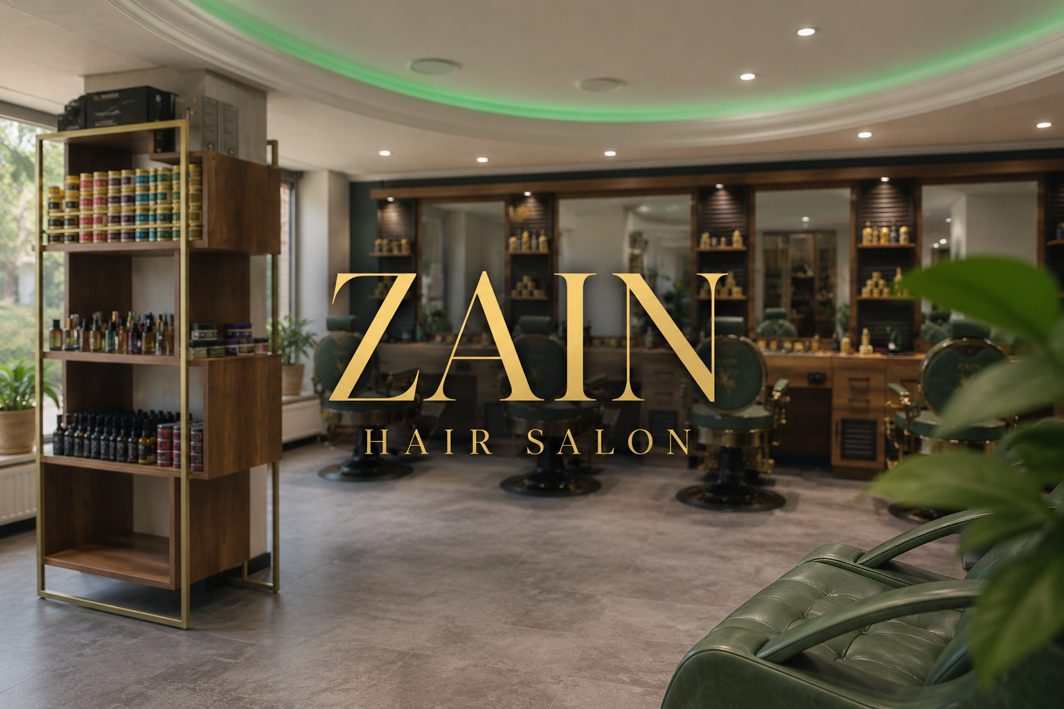 Print Design voor Zain Hair Salon, The Brandshop